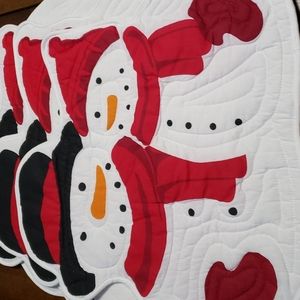 Snowmen placemats